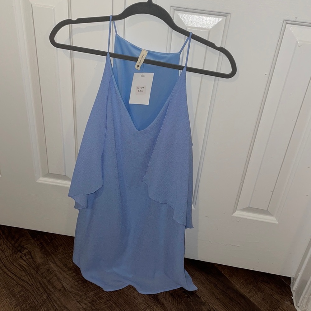 Blue loose fitting dress
